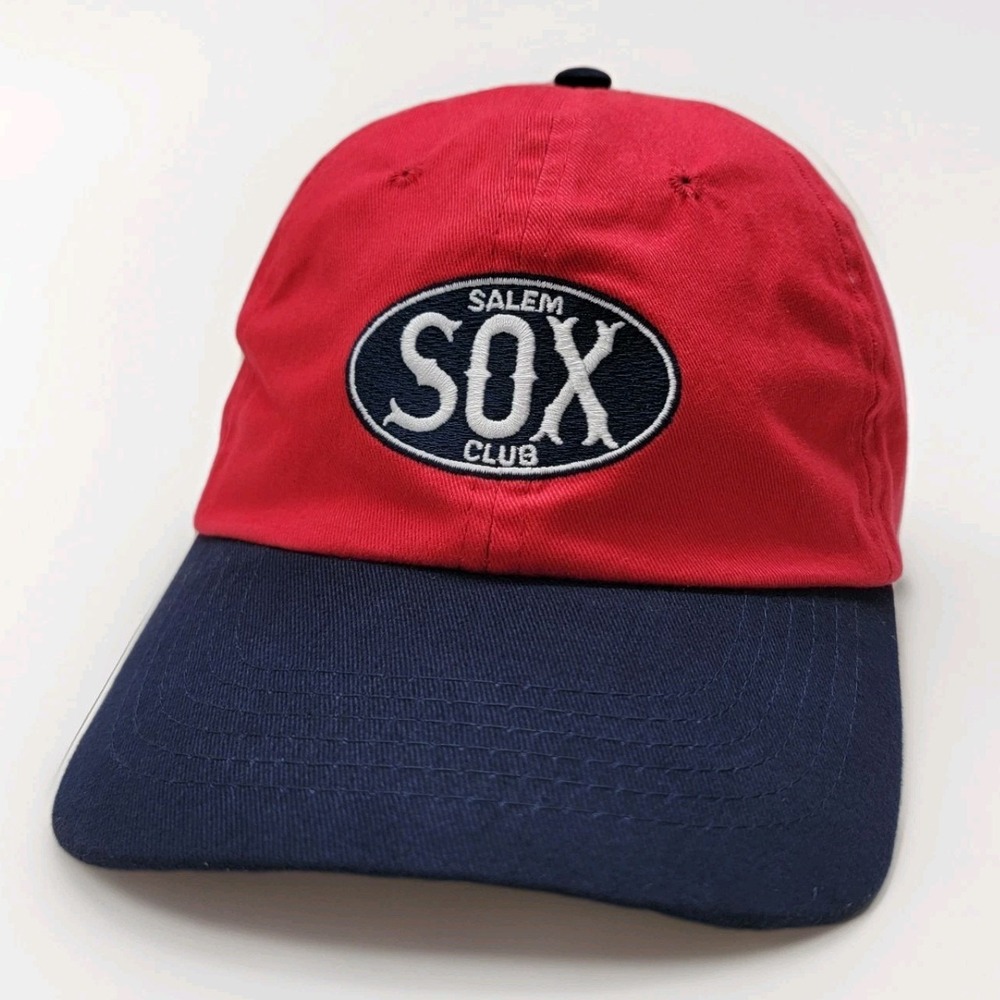 Salem Red Sox Club Hat Strapback MiLB‎ Baseball Cap Red White Blue Virginia